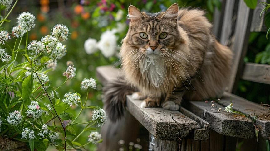 Comparaison visuelle entre un chat à poil long et un chat nu